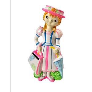 Just Bernard Siber Hegner International Traveler Figurine Coin Piggy Bank Decor